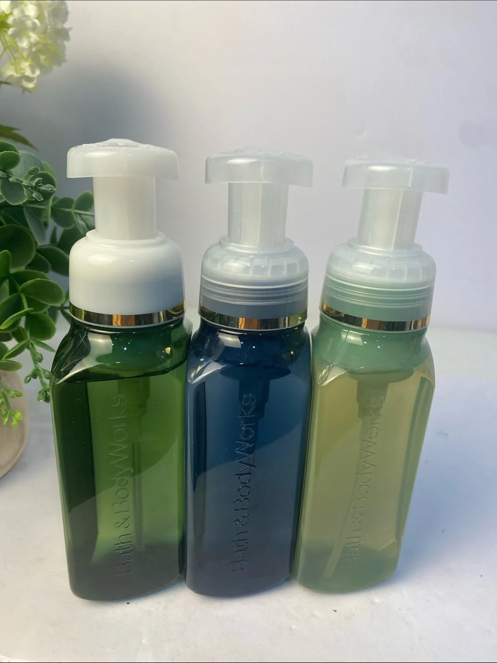 Assorted White Barn BBW 3-New Gentle Foaming Hand Soaps